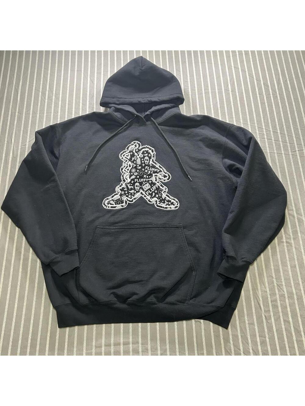 FLUFFY GUY Gabriel Iglesias Official Black Hoodie Men's XXL